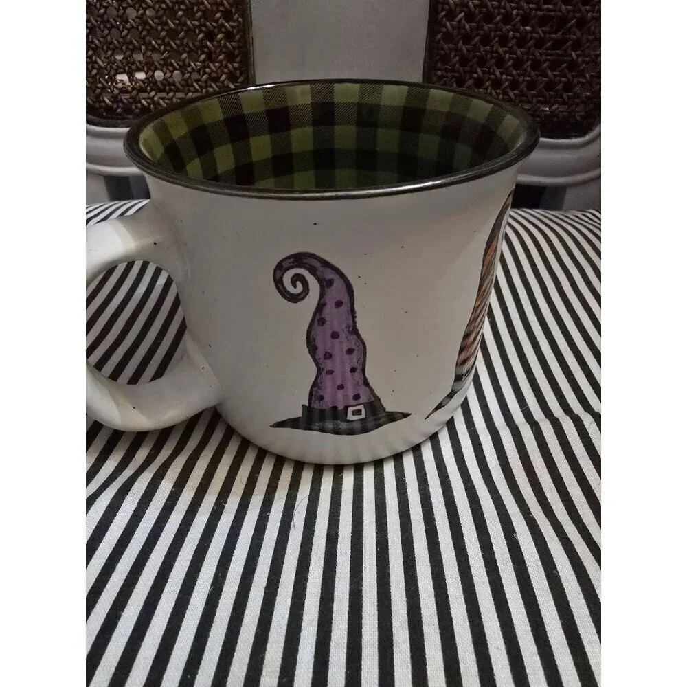 Cobwebs & Cauldrons Witch Hat Whimsical Halloween Coffee Mug Homegoods